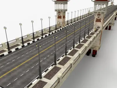 Bridge of stanley alexandria 3D model