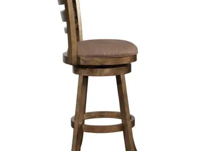 Zaquan Swivel Bar And Counter Stool 3D model