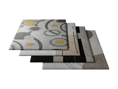 Rug Set 05 3D model