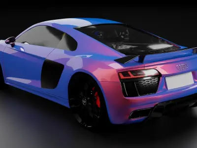 Audi R8 2006 3D model