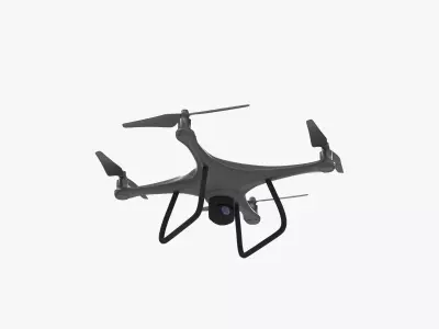 Recon Scout Drone Game-Ready 3D Model Animated Low-poly 3D model