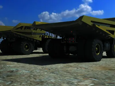 Dump Truck 3D model