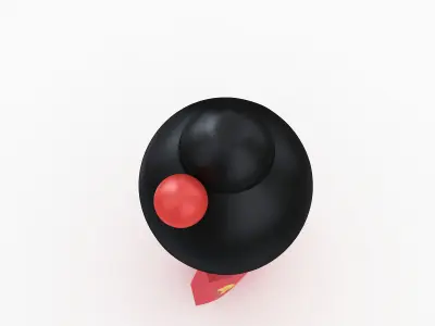 apanese Wooden Doll  3D model