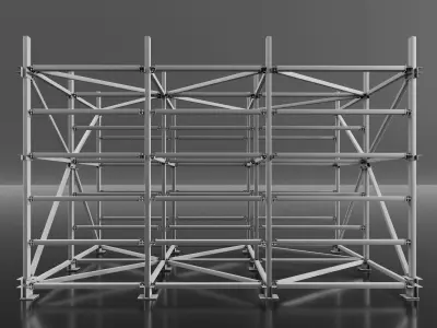 Rack Metal 3D model