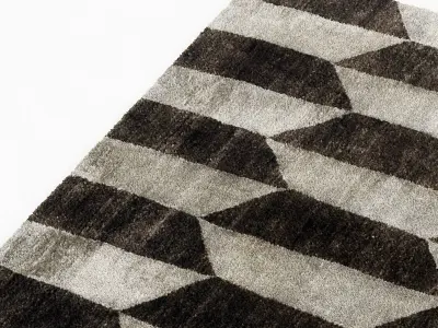 baxter FIFTIES TRAPEZOID RUG 3D model