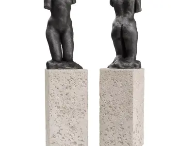 Rodin woman torso 3D model