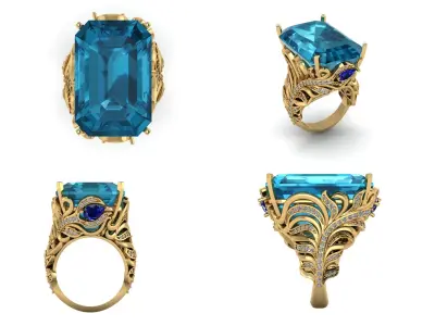 Ring ak 3 3D print model