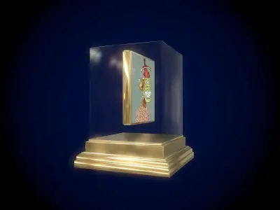  Mutant Ape 6 Gold Club Low-poly 3D model