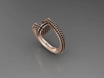 anillo engaste  3D model