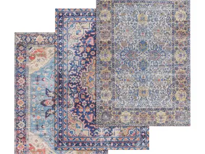 Rug Set 1558 3D model