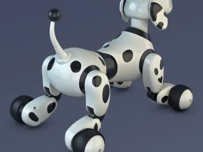 Zoomer Robot Dog Dalmatian 3D model