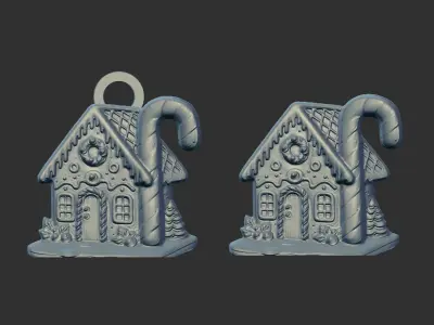 christmas home cookie decor 2 3D print model