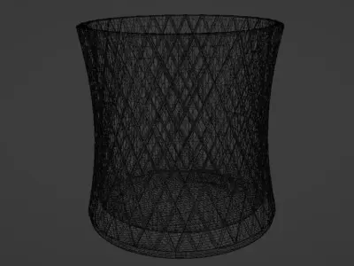 Scaled Vase - A geometric Crisscross styled Vase Free 3D model