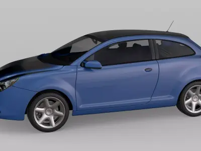 Hot Hatch Car 3D model
