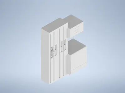 Gasstation  expandable 1 35 3D print model
