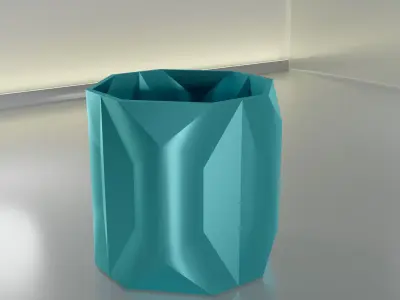 Succulent Plant Pot 18 3D print model