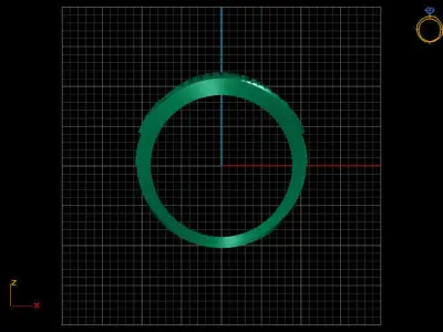 Fancy Womens Rings Plain Rings Ready STL 3DM Models Rings 3D print model 54