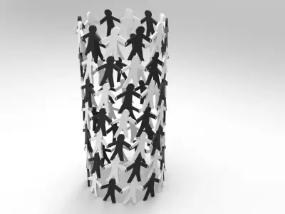 human tower Free 3D model