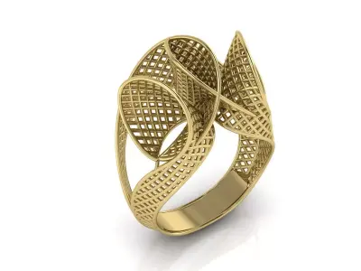 Ultra Vision Ring Jewelry 3D print model 10