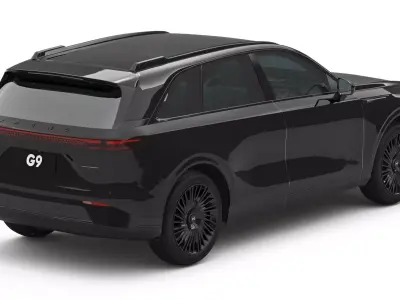 2026 Xpeng G9 with Interior 3D model