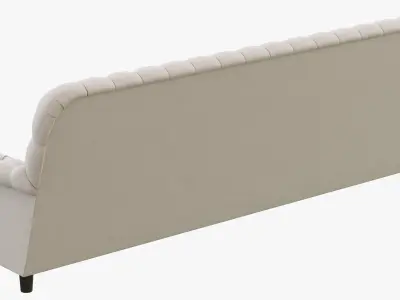 Restoration Hardware 1860 Napoleonic Tufted Upholstered Sofa 3D model