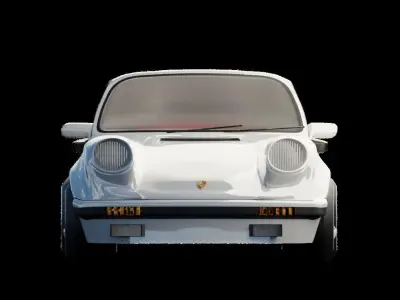 Porsche 930 Turbo mini car 3D model 3D model