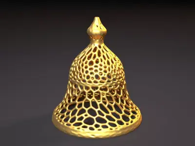 Bell Voronoi 3D print model