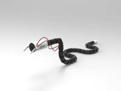 Robot v002  Free low-poly 3D model