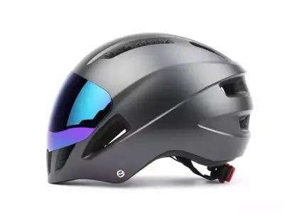 Sleek Gray Helmet model pack Low-poly 3D model