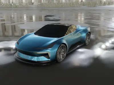 Polestar concept car 3D model