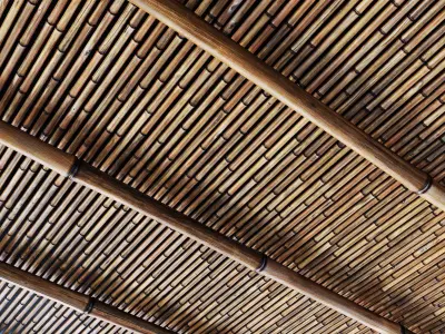 Branch bamboo long low n4 3D model