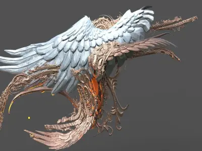 Seraphim Time Sculpture collection 3D model