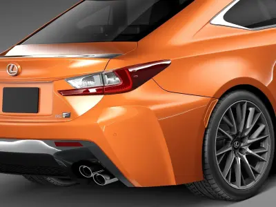 Lexus RC F 2015 3D model