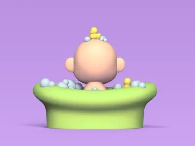 Baby Bath 3D print model