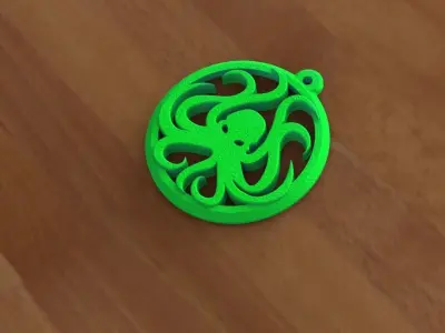 cthulhu keychain 3D print model