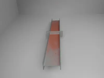 i beam metal 3D model