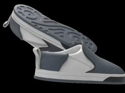 Men Shoes for 3D Print 3D print model