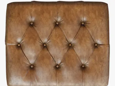 Restoration Hardware  Ottoman Churchill  3D model