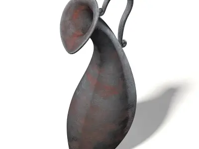 Metal Vase 3D Model 3D model