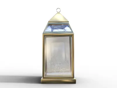 Christmas Lantern Pack Low-poly 3D model