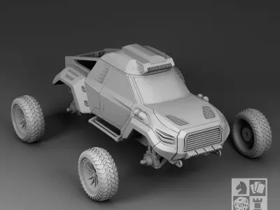Futuristic Crossover 3D print model