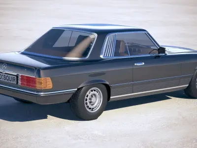 Mercedes SLC c107 1981 3D model
