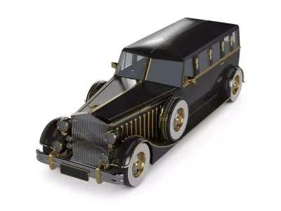 Limousine Car 3D model get