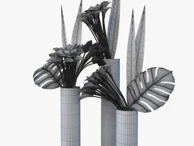 Callas with stones 3D model