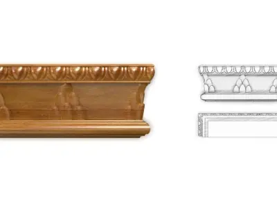 Column capital 001 source 3D model 3D model