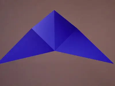 AVIONCITO DE PAPEL 3D model