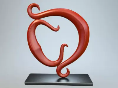 Abstract Figure m09 P 3D print model