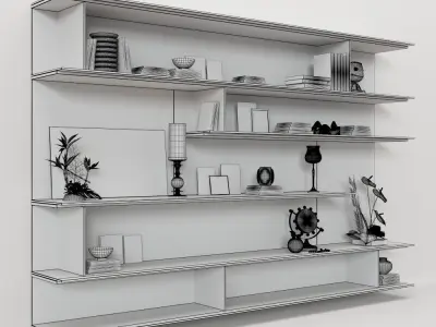 jesse online wall mounted system 3D model