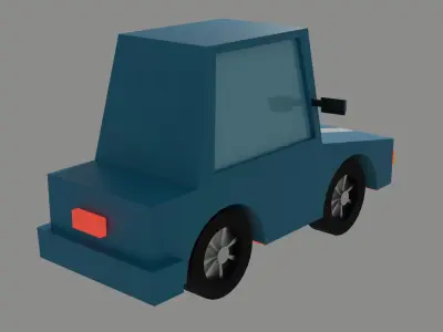Low-Poly Car Low-poly 3D model by jothisoruban-mac