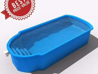 Zahradni bazen Sec 3D model